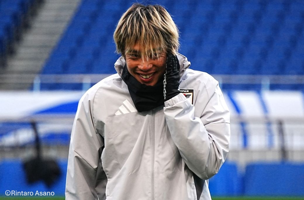 日本代表FW伊東純也、バーレーン戦に向けての一問一答、「気持ち的にも余裕があります」｜写真4