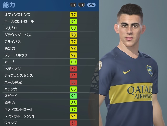 ボカvsリーベル！有名選手たちの能力を「ウイイレ2019」で比較してみた｜写真14