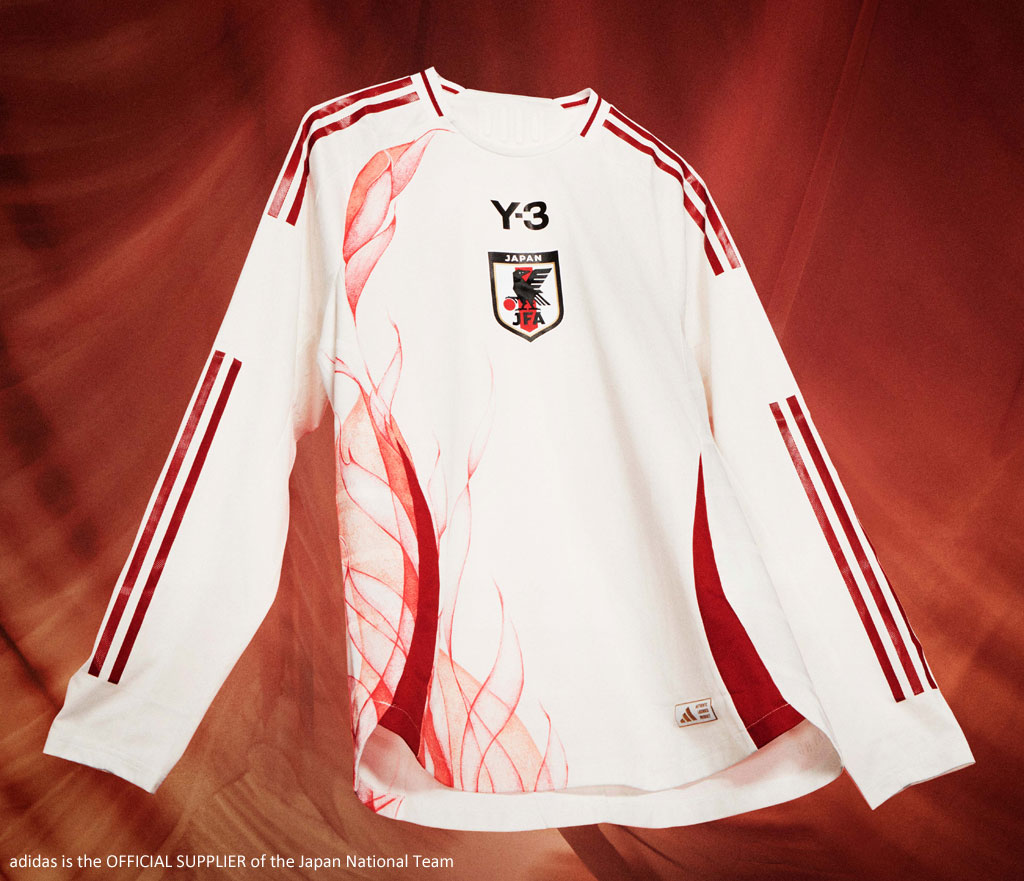 炎が復活！日本代表、2024新ユニフォームを発表 「ヨウジヤマモト×adidas」のY-3と歴史的なコラボが実現｜写真6