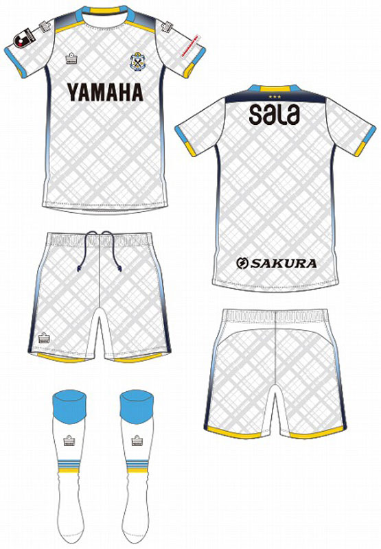 ジュビロ磐田、2023新ユニフォームを発表！英国王道「タータンチェック」をデザイン｜写真4