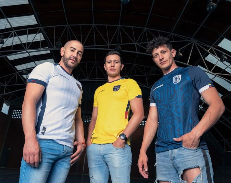 エクアドル代表、カタールW杯に向けた2022新ユニフォームを発表！｜写真8