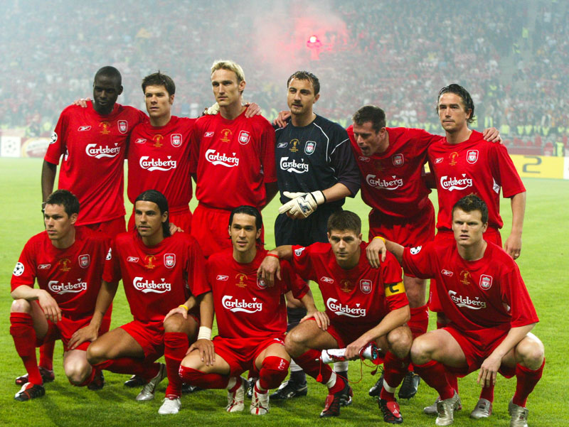 CL決勝ユニ！リヴァプール、伝説「イスタンブールの奇跡」のユニフォーム｜写真3
