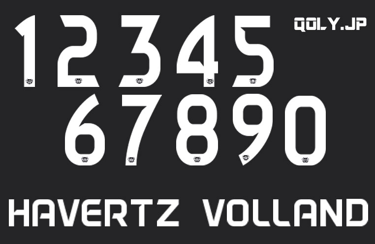 レヴァークーゼン、2018-19ユニフォームは「一本線」が復活！背番号も掲載｜写真5