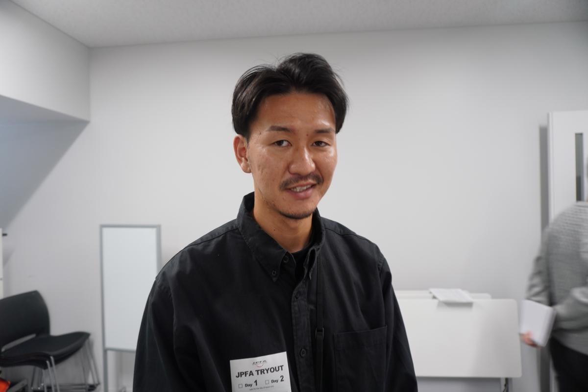 北九州満了のGK吉丸絢梓が挑んだ初のトライアウト「また活躍してJ1に戻れるように」｜写真2