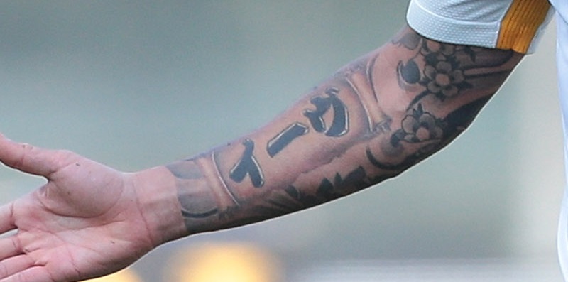 タトゥー大好きナインゴラン、身体に彫られている「日本語」って？｜写真3