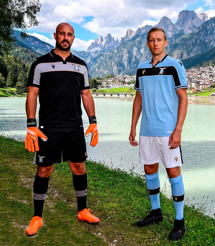 ラツィオ、2020-21CLユニフォームを発表！「奇抜な」アウェイも掲載｜写真5