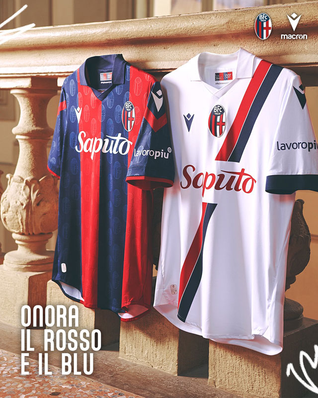 クラシックな美しさ！ボローニャの23-24新ユニフォーム、「冨安所属シーズン」以来のタスキ復活｜写真7