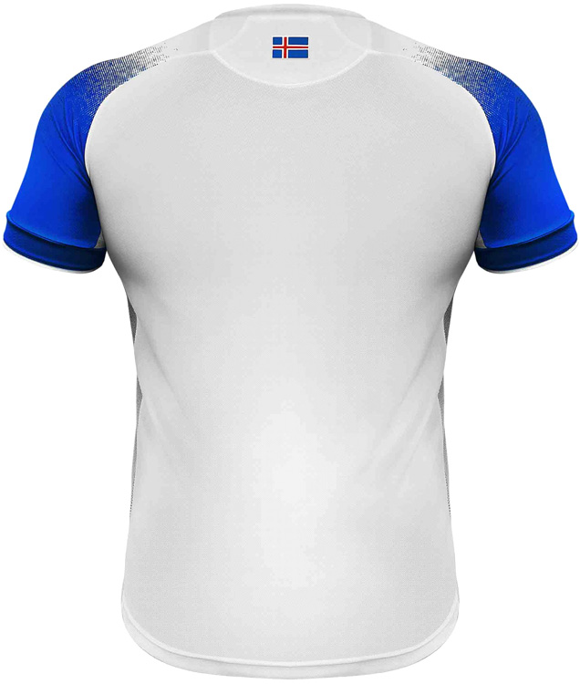 アイスランド代表、W杯ユニフォームを発表！コンセプトは「氷・溶岩・水」｜写真5