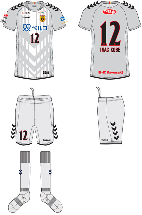 INAC神戸、2019新ユニフォームを発表！「女王奪還のVライン」をデザイン｜写真6