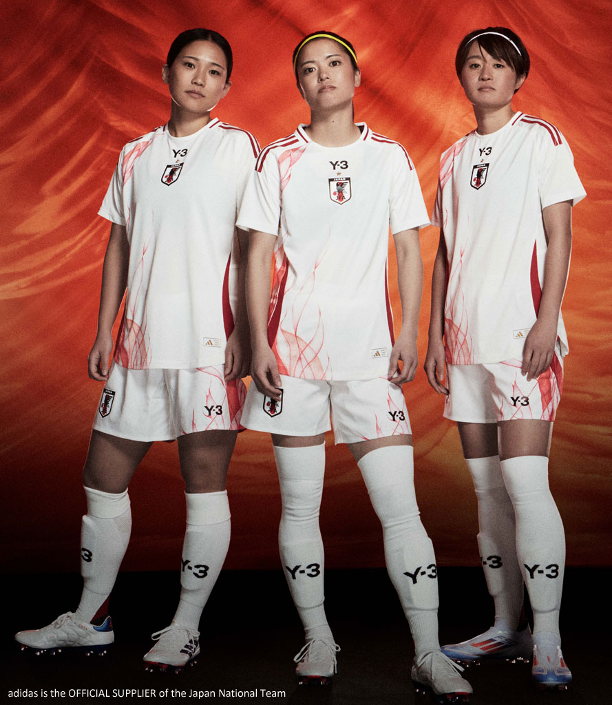 炎が復活！日本代表、2024新ユニフォームを発表 「ヨウジヤマモト×adidas」のY-3と歴史的なコラボが実現｜写真7