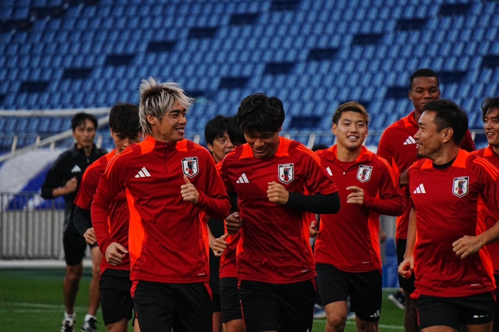 日本代表のイナズマ、FW伊東純也！Qoly編集部が代表練習取材で撮影したスピードスターの写真を公開｜写真9