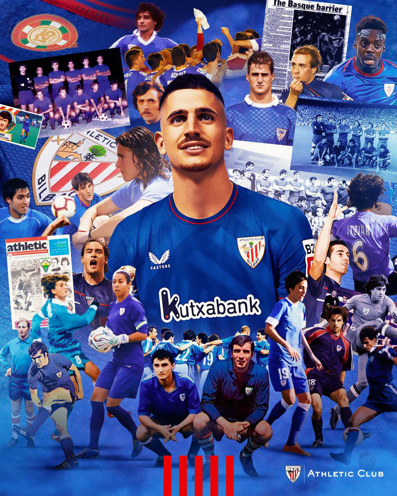アスレティック・ビルバオ、125周年ユニを発表！「デザインが最悪」とメーカーへの批判が殺到する｜写真4