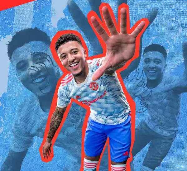 マンチェスター・ユナイテッド、21-22新アウェイユニフォーム発表！デザインは「雪ユニ」｜写真4