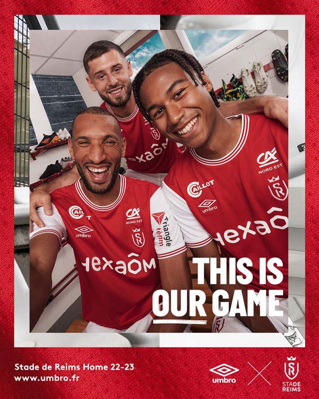 伊東純也の新チーム！スタッド・ランス、「ちょっとレトロな」2022-23新ユニフォームを発表｜写真7