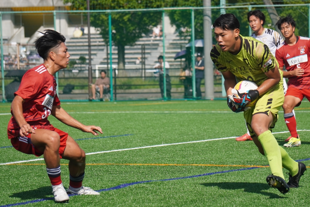 中京大のヴィッセル神戸アカデミーコンビが総理大臣杯初戦で流通経済大撃破に貢献！MF押富大輝主将、GK田村聡佑が躍動｜写真3