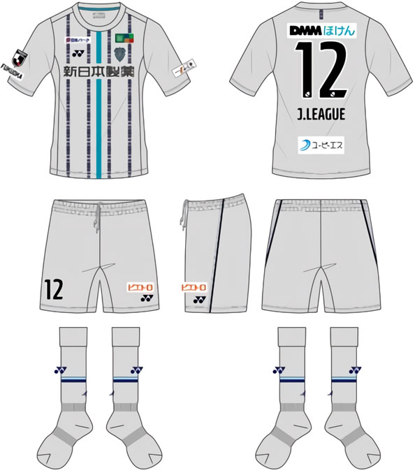 アビスパ福岡、2021新ユニフォーム発表！5本の線で「5年ぶりのJ1へ」｜写真4