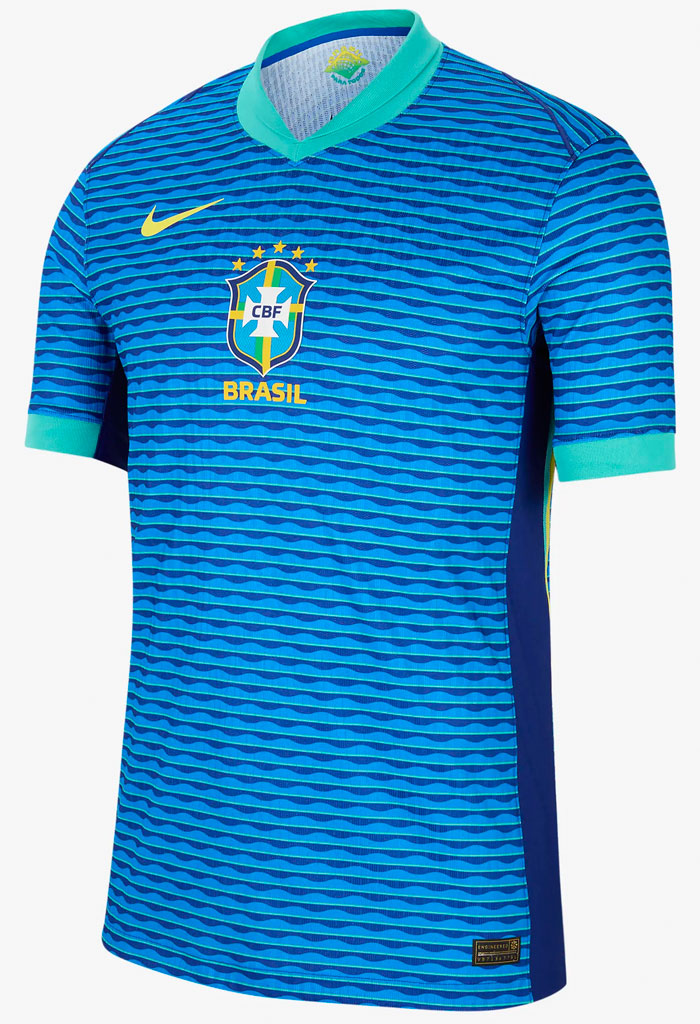 ブラジル代表、コパ・アメリカ2024に向けた新ユニフォームを発表！アウェイは“真夏の海で着たい”爽やかブルー｜写真5