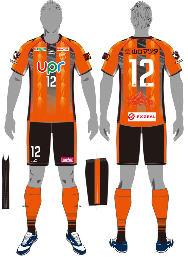 レノファ山口、2020新ユニフォームを発表！背中に「オール山口」を表現｜写真3