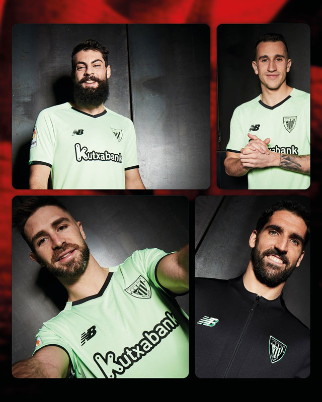 ビルバオ、新アウェイユニフォーム発表！まぶしい緑で「スタジアムへ敬意」｜写真5