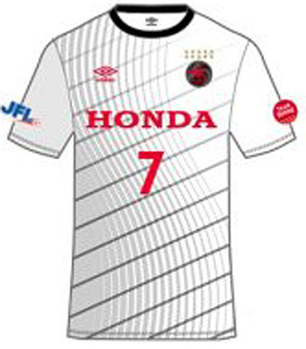 “最強”企業チーム！HONDA FC、2023新ユニフォームは「柔らか曲線ストライプ」｜写真3