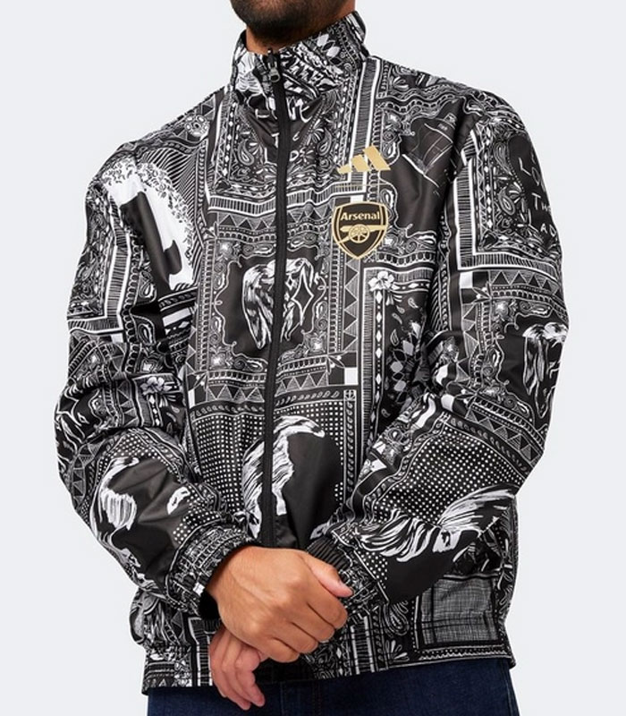 アーセナルに伝説選手イアン・ライトの「特別コレクション」が登場　手描きアート風デザインの中に“あの選手”の姿も！｜写真6