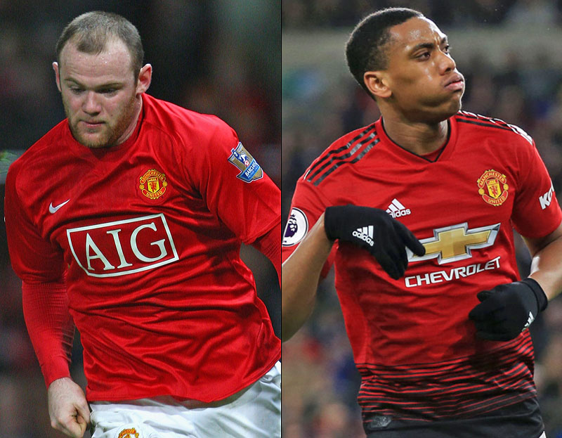 プレミア全20チーム！「10YearChallenge」風にユニフォームを並べてみた｜写真14