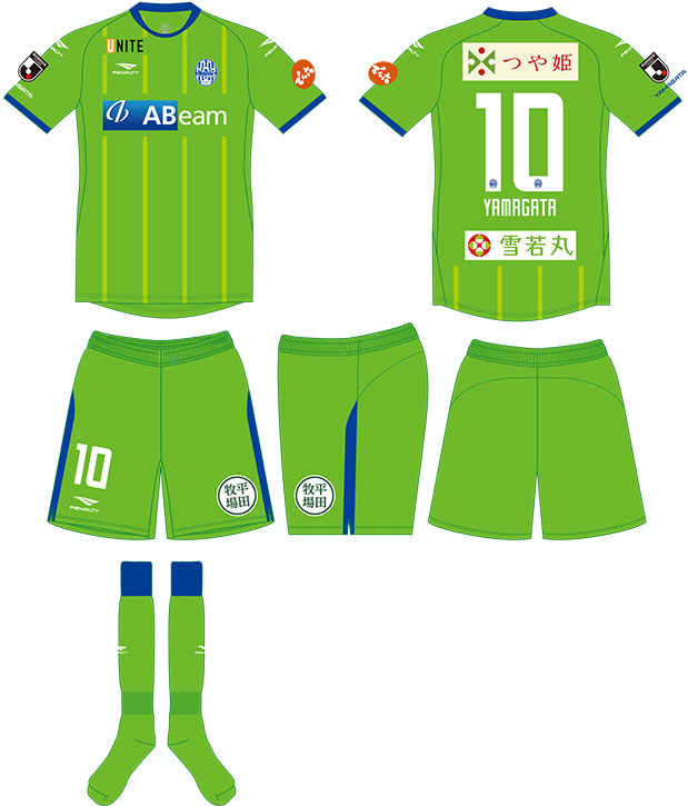 モンテディオ山形、2020新ユニフォームを発表！「伝統のストライプ」が復活｜写真7