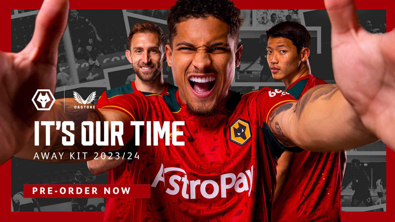 川辺駿も着る？ウォルヴァーハンプトンが23-24新アウェイユニを発表　色は完全に“ポルトガル”｜写真6