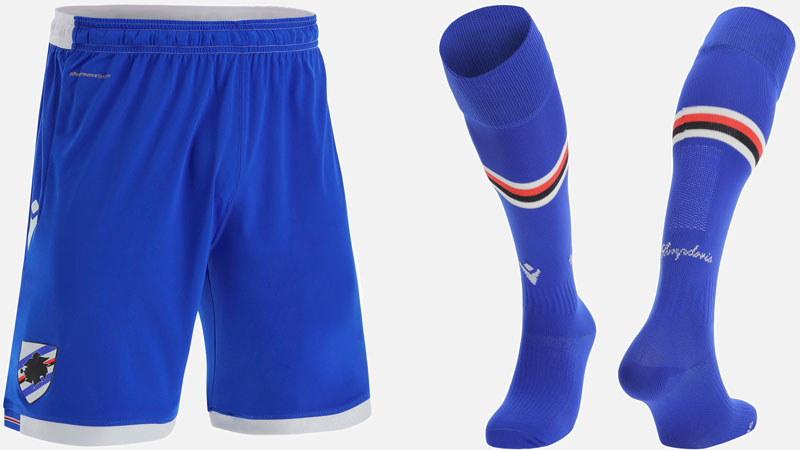 吉田所属のサンプドリア、21-22新ユニフォーム！アウェイは「たすき」を採用｜写真6