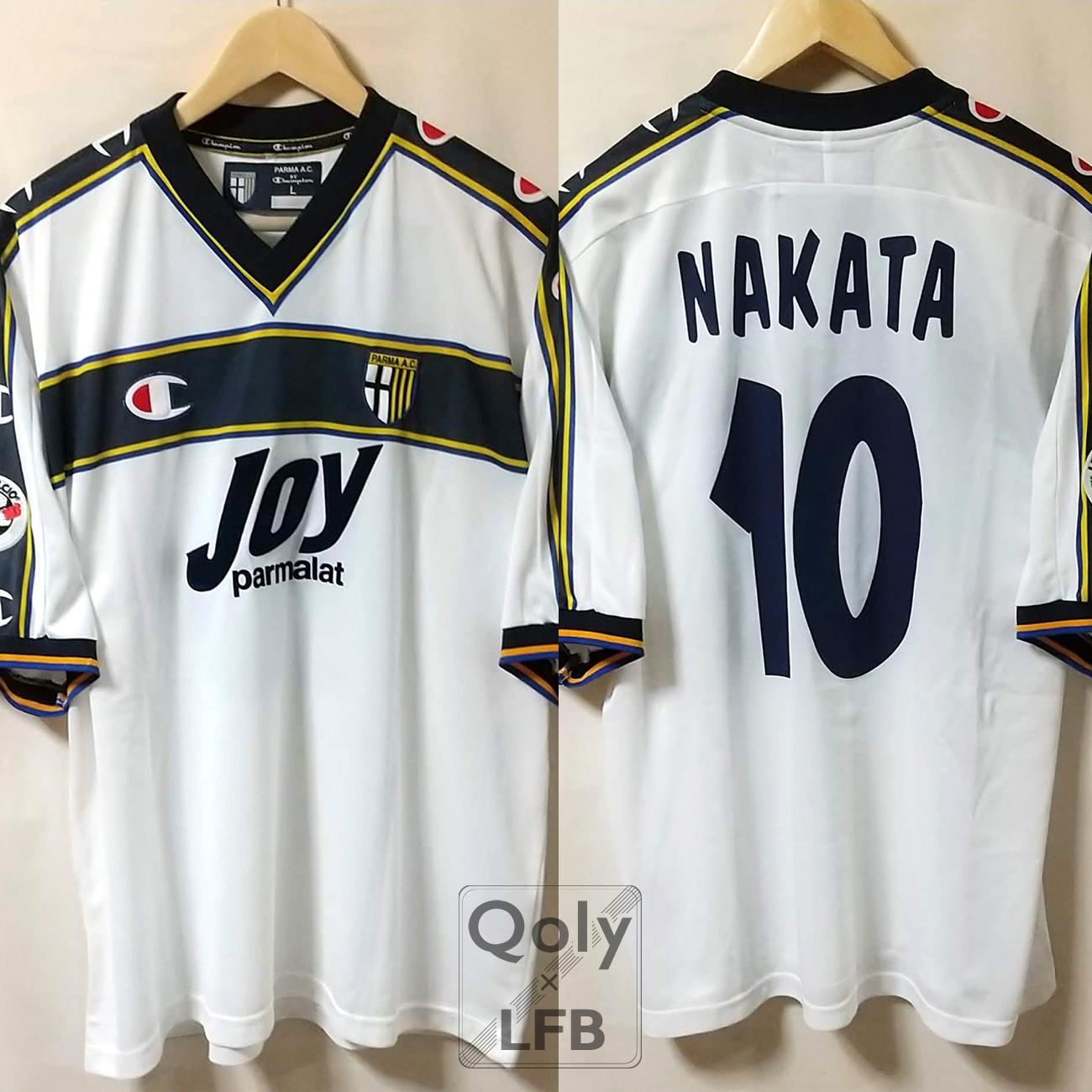 中田英寿氏、移籍20周年！パルマ「2001-02アウェイ」NAKATAユニフォーム｜写真5