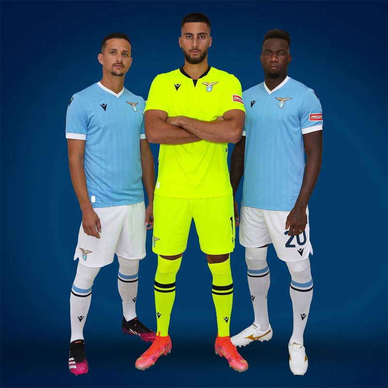 ラツィオ、21-22新ユニフォームは「さり気なくストライプ」なデザイン！｜写真5