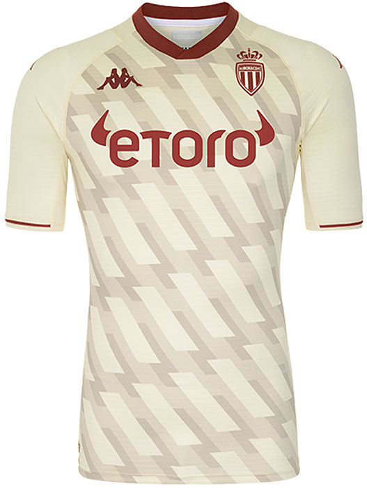 モナコ、21-22新ユニフォーム！デザインは角度「55度」｜写真7