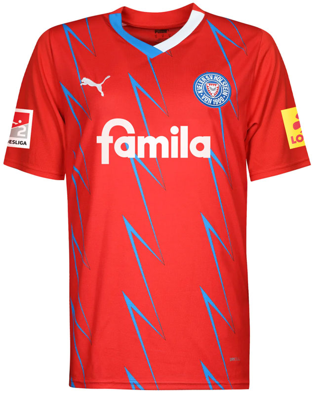 町野修斗が所属のホルシュタイン・キール、23-24新ユニ登場！デザインは「リアルとデジタル」｜写真4