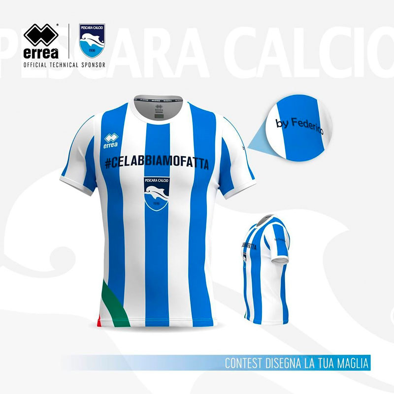 イタリア2部クラブ、「6歳が描いたデザイン」をユニへ採用！実際に着用予定も｜写真4