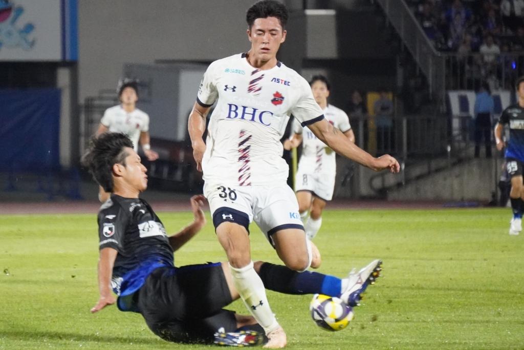 モンテディオ山形がリーグ戦12試合ぶりの完封勝利！決死の守備を見せたDF城和隼颯「また次もゼロで終える」｜写真4