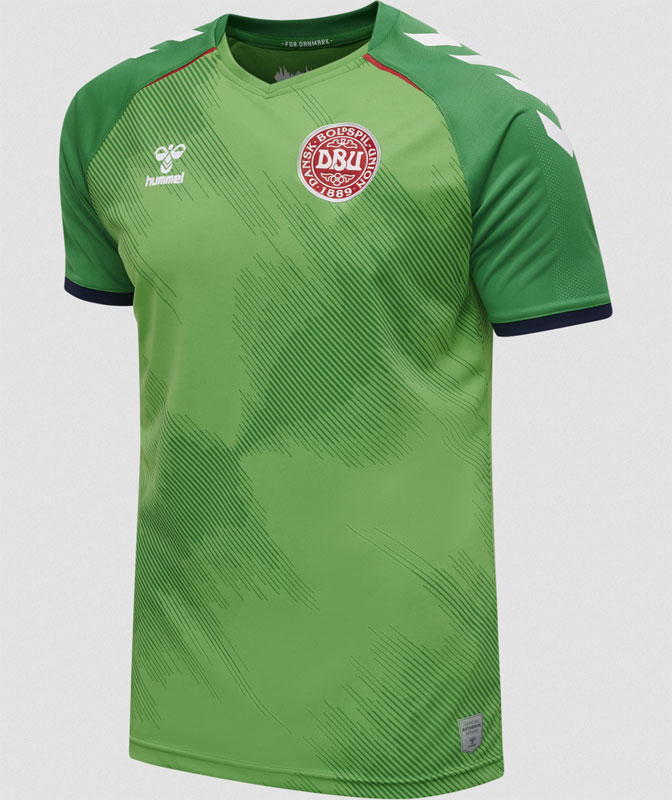 デンマーク代表、EURO2020新ユニフォーム発表！スタジアムの「歌声」を描く｜写真8