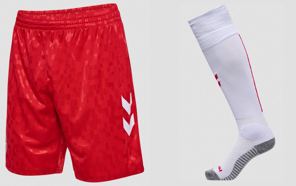 デンマーク代表、EURO2024に向けた新ユニフォーム発表！ゲーム「テトリス」のようなユニークデザイン｜写真7