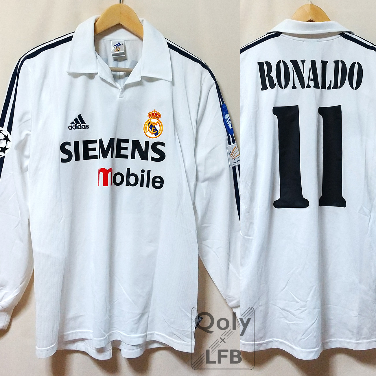 100周年シーズンのチャンピオンズリーグ！レアル・マドリー、「02-03CLホーム」ユニフォーム｜写真5