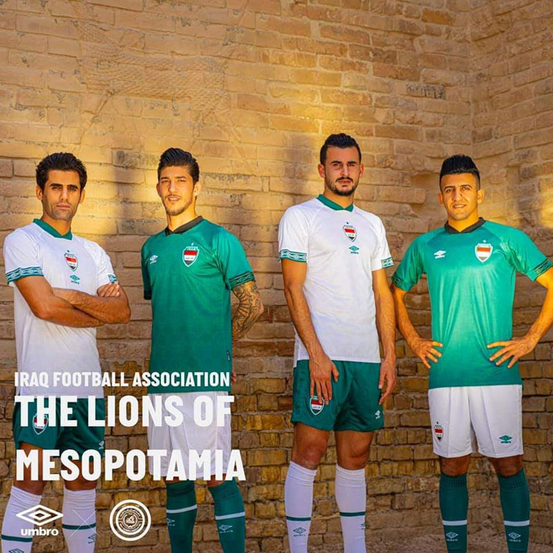 イラク代表、“美デザイン”2021新ユニフォームを発表！「古代メソポタミア」を描く｜写真6