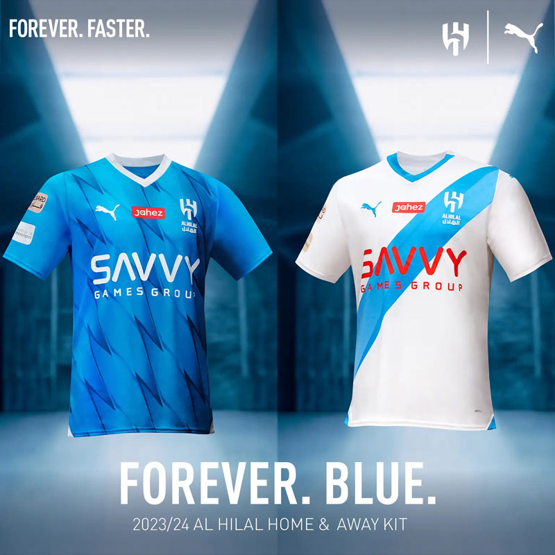 ネイマール移籍の強豪アル・ヒラル！23-24新ユニフォームは「PUMA」が初のサプライヤーに｜写真7