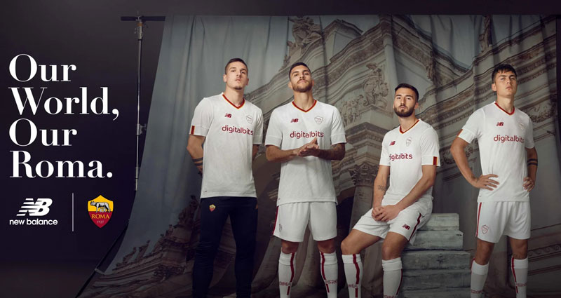 ローマが22-23新アウェイユニフォームを発表！気品ある「新古典主義」デザイン｜写真8
