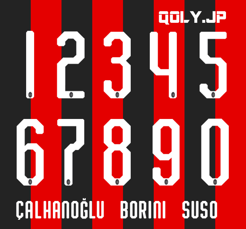 ACミラン、Puma製第1弾の2018-19新ユニフォームを発表！背番号も掲載｜写真8