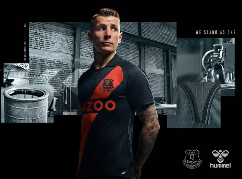 140年前のデザイン！エヴァートン、2021-22新アウェイユニフォームを発表｜写真5