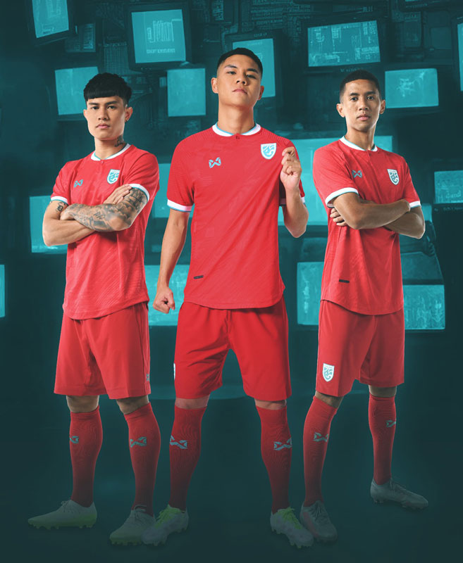 Jリーガーもいるタイ代表！2023新ユニは「オシャレ路線」に　アウェイの“リヴァプール感”が興味深い｜写真6