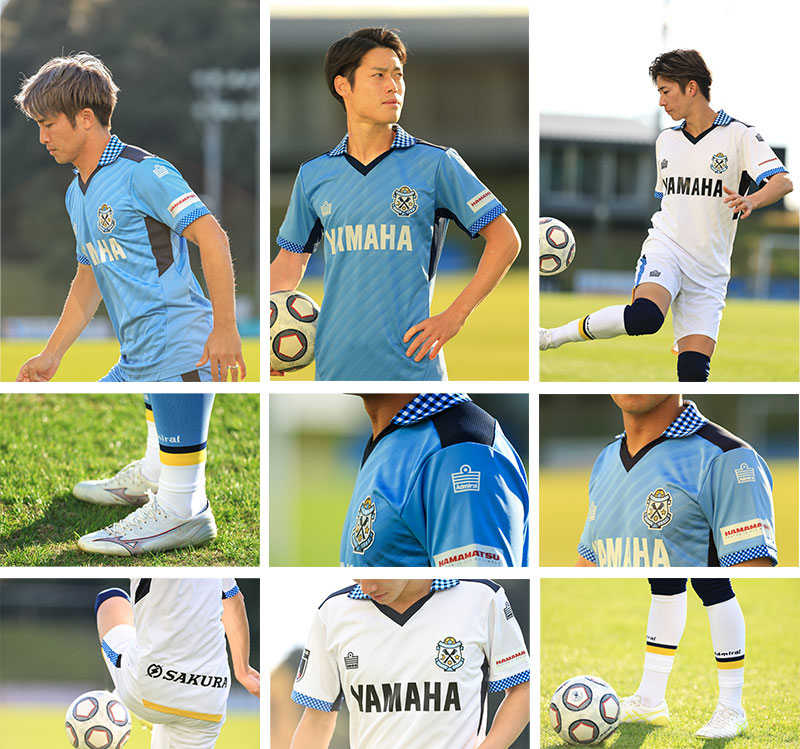 ジュビロ磐田が2024新ユニフォームを発表！遠州縞とギンガムチェックの「日英ハイブリッドデザイン」｜写真7