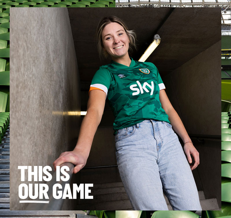 アイルランド代表、2022新ユニフォームを発表！デザインは「国の風景」｜写真5