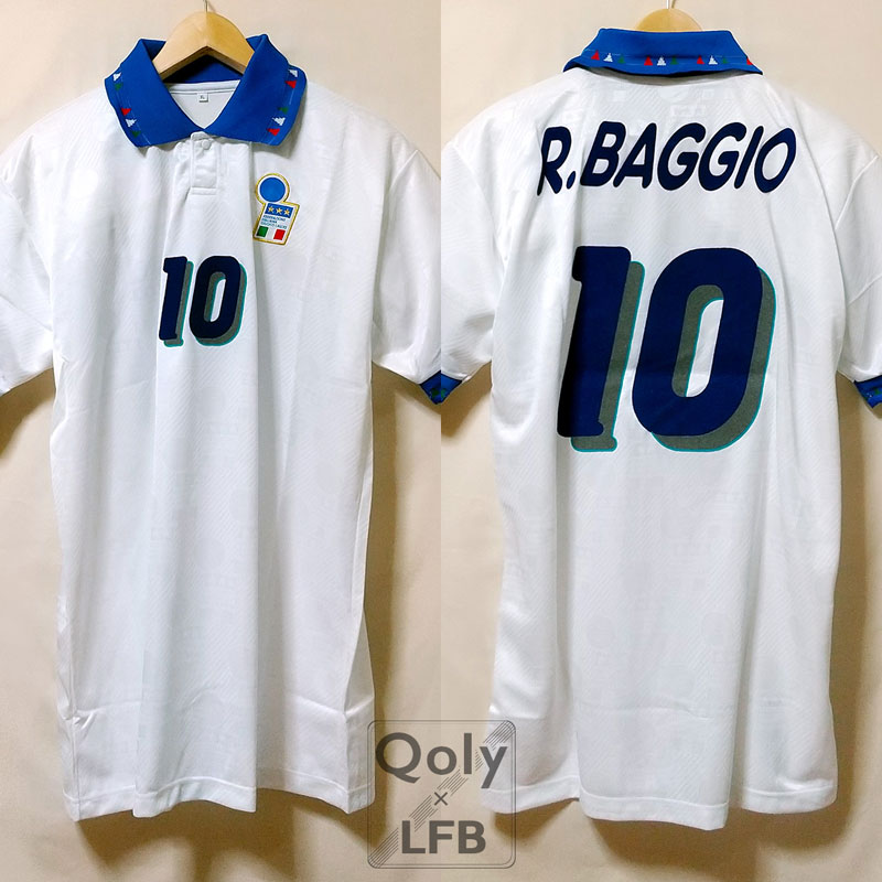 ロベルト・バッジョ、起死回生の2ゴール！イタリア代表「1994アウェイ」ユニフォーム｜写真5