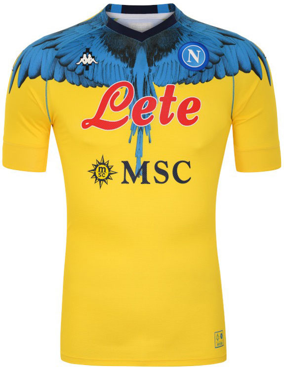 ナポリがコラボ！人気デザイナー「マルセロ・ブロン」限定ユニフォームを発表｜写真4