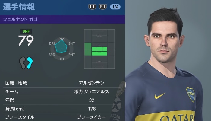 ボカvsリーベル！有名選手たちの能力を「ウイイレ2019」で比較してみた｜写真17