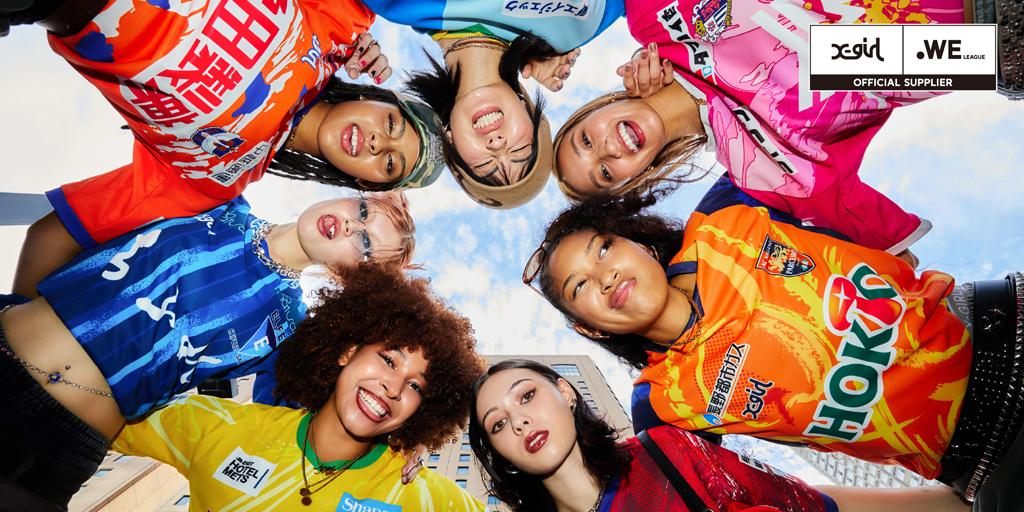 「X-girl」がWEリーグのユニフォームをおしゃれに披露！今季は7クラブを手がける｜写真9